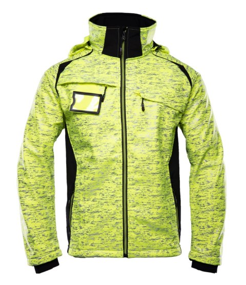 SEVEN KINGS CROSS SOFTSHELL KURTKA ŻÓŁĆ