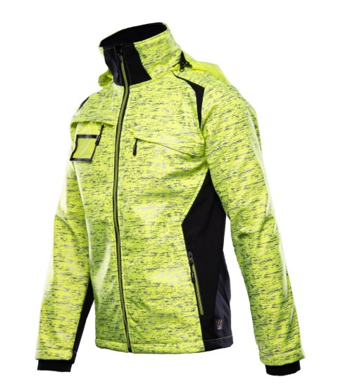 SEVEN KINGS CROSS SOFTSHELL KURTKA ŻÓŁĆ