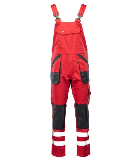 SPODNIE OGROD. CZERWIEŃ ODBLASK