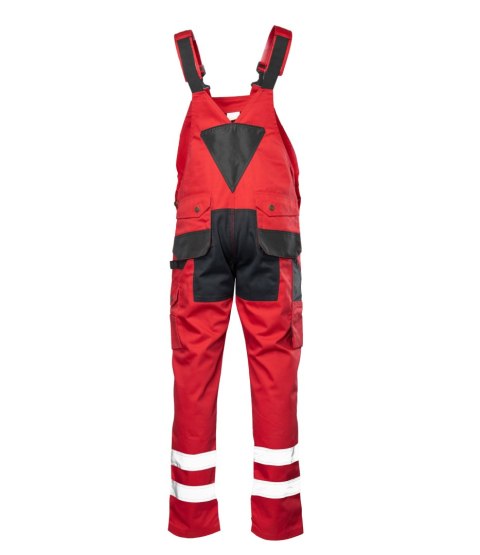 SPODNIE OGROD. CZERWIEŃ ODBLASK