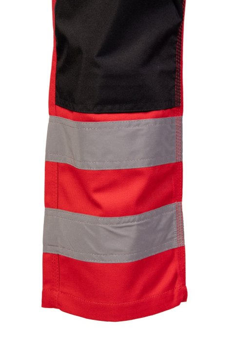 SPODNIE PAS CZERWIEŃ ODBLASK