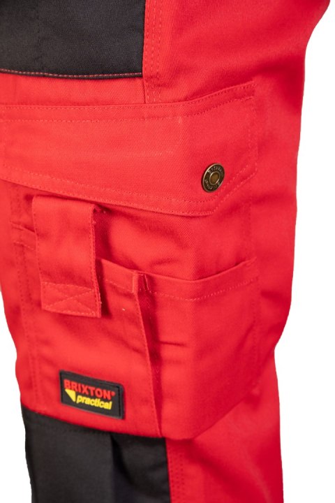 SPODNIE PAS CZERWIEŃ ODBLASK