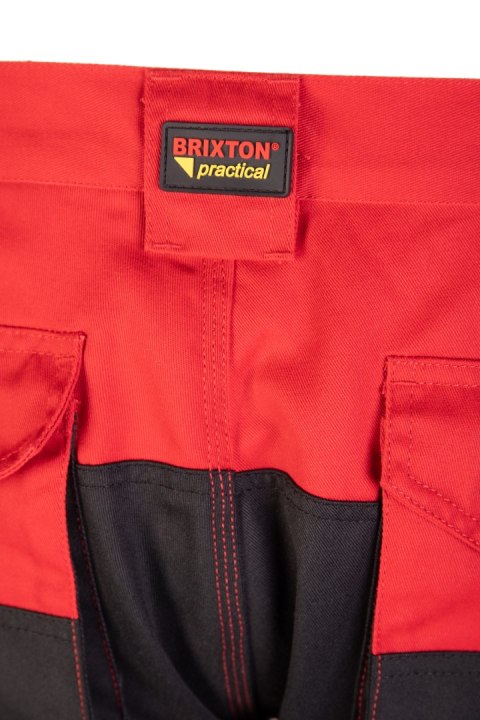 SPODNIE PAS CZERWIEŃ ODBLASK