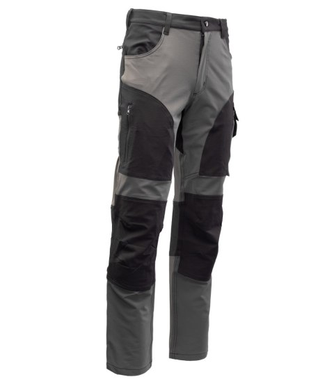 TRAIL SPODNIE DO PASA STAL/CZARNY