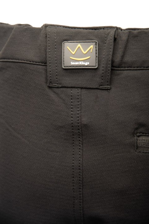 TRAIL SPODNIE DO PASA STAL/CZARNY