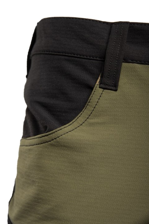 TRAIL SPODNIE KRÓTKIE KHAKI/CZARNY