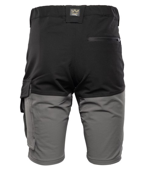 TRAIL SPODNIE KRÓTKIE STAL/CZARNY