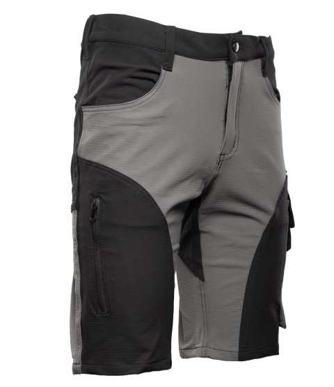 TRAIL SPODNIE KRÓTKIE STAL/CZARNY