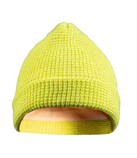 WOLBERG REFLECTO CZAPKA Z DZIANINY ŻÓŁTA