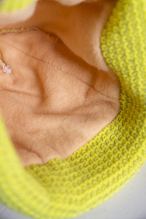 WOLBERG REFLECTO CZAPKA Z DZIANINY ŻÓŁTA