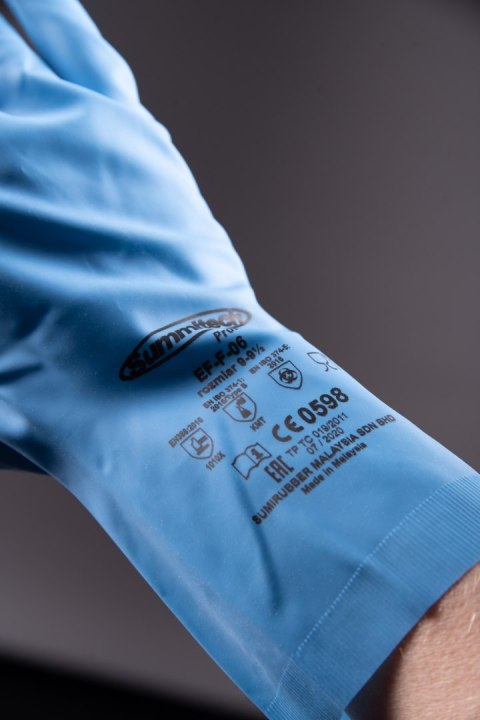 GUMOWE FLOKOWANE EF-F-06 Niebieskie