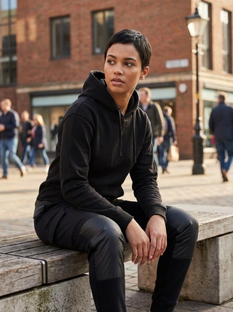 BLUZA DRESOWA Z KAPTUREM CZARNY