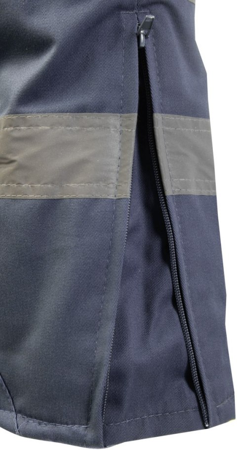 BRIXTON SNOW OGRODNICZKI OCIEPLANE STAL / PASY ODBLASK