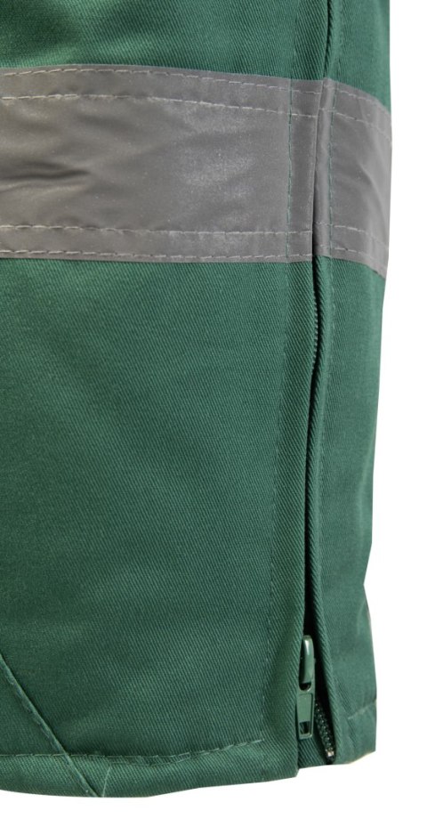 BRIXTON SNOW OGRODNICZKI OCIEPLANE ZIELEŃ / PASY ODBLASK