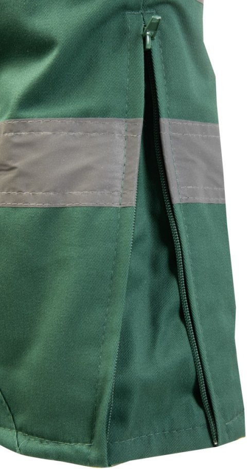 BRIXTON SNOW OGRODNICZKI OCIEPLANE ZIELEŃ / PASY ODBLASK