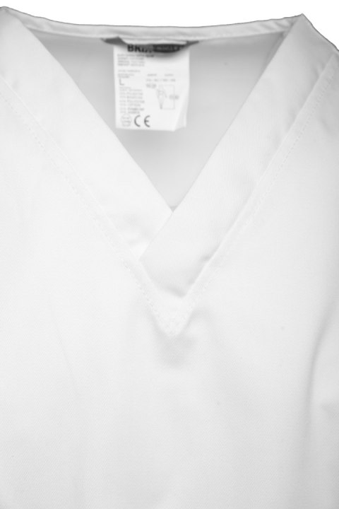 BRIXTON WHITE BLUZA KRÓTKI RĘKAW MĘSKA B209