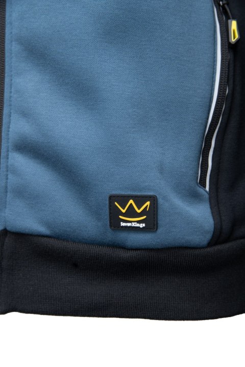 SEVEN KINGS BLUZA DRESOWA Z KAPTUREM PRO NIEBIESKI