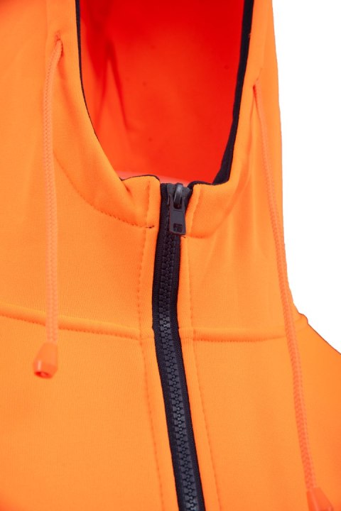 BLUZA DRESOWA WSTAWKA GRANAT ODBLASKOWA KAT. II BF014