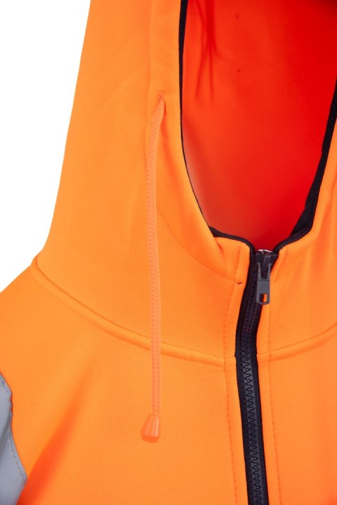 BLUZA DRESOWA WSTAWKA GRANAT ODBLASKOWA KAT. II BF014