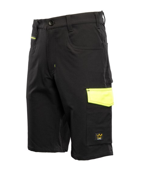 RIVAL SPODNIE KRÓTKIE NYLON CZARNY/ŻÓŁTY
