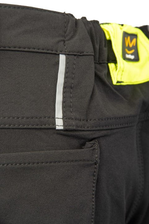 RIVAL SPODNIE KRÓTKIE NYLON CZARNY/ŻÓŁTY