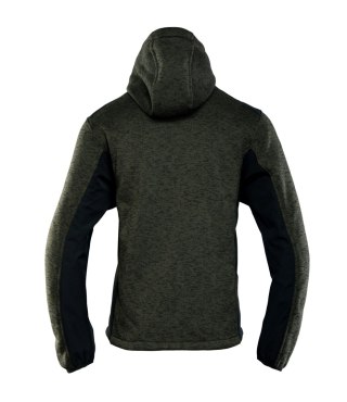 SEVEN KINGS BLUZA ROZPINANA Z KAPTUREM KHAKI