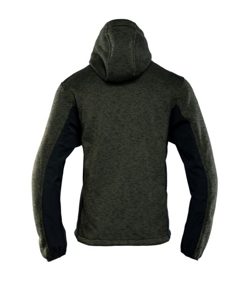 SEVEN KINGS BLUZA ROZPINANA Z KAPTUREM KHAKI