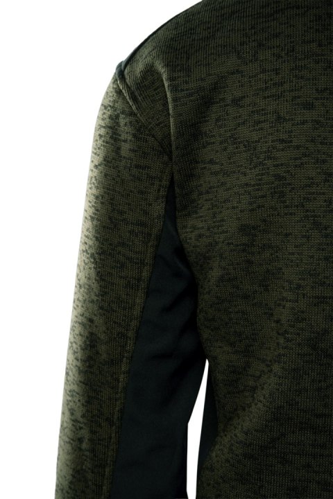 SEVEN KINGS BLUZA ROZPINANA Z KAPTUREM KHAKI
