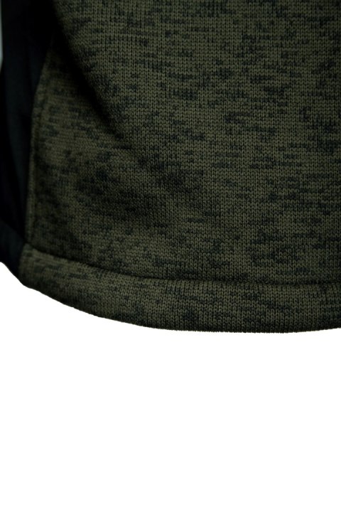 SEVEN KINGS BLUZA ROZPINANA Z KAPTUREM KHAKI