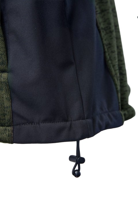 SEVEN KINGS BLUZA ROZPINANA Z KAPTUREM KHAKI