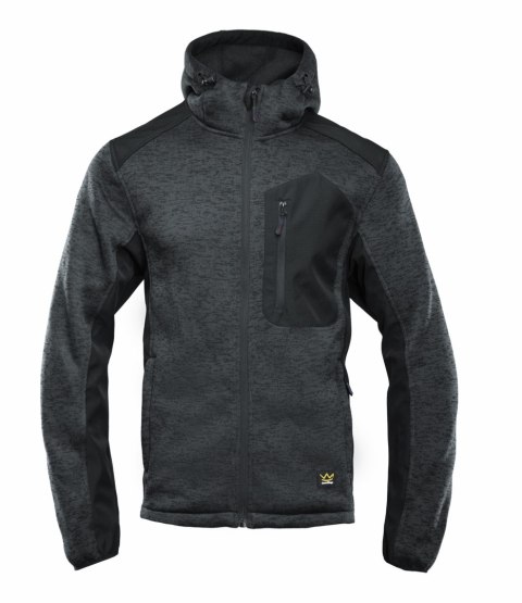 SEVEN KINGS BLUZA ROZPINANA Z KAPTUREM QUARTZ