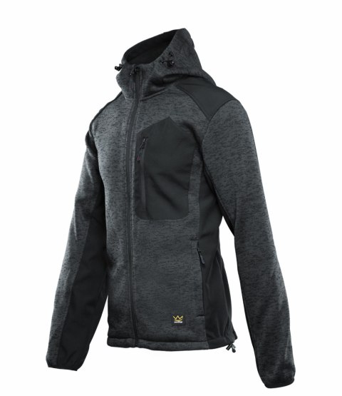 SEVEN KINGS BLUZA ROZPINANA Z KAPTUREM QUARTZ