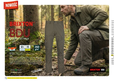 SPODNIE DO PASA BDU KHAKI