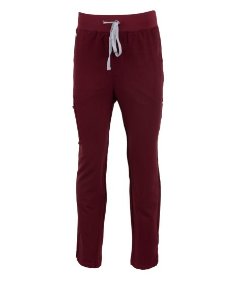 MYNTS Straight Leg Pants Men MMP004 Burgundy