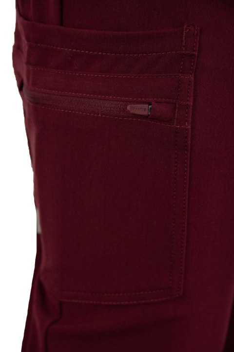 MYNTS Straight Leg Pants Men MMP004 Burgundy