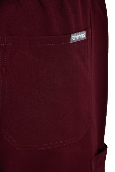 MYNTS Straight Leg Pants Men MMP004 Burgundy