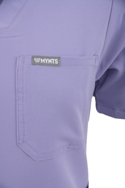 MYNTS V-Neck Pocket Genius - Scrub Top Women WMT001 Lavender