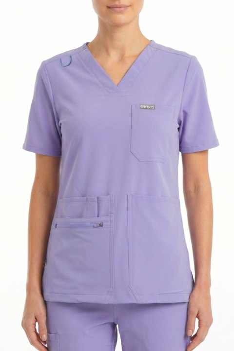 MYNTS V-Neck Pocket Genius - Scrub Top Women WMT001 Lavender