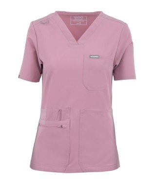 MYNTS V-Neck Pocket Genius - Scrub Top Women WMT001 Rose Water