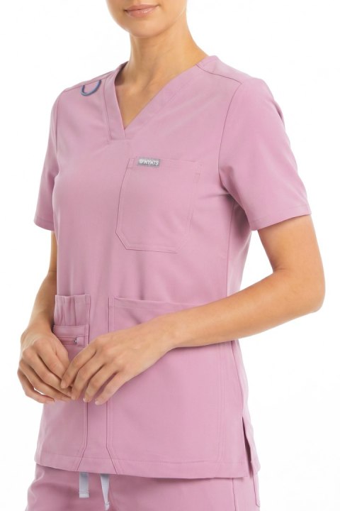 MYNTS V-Neck Pocket Genius - Scrub Top Women WMT001 Rose Water