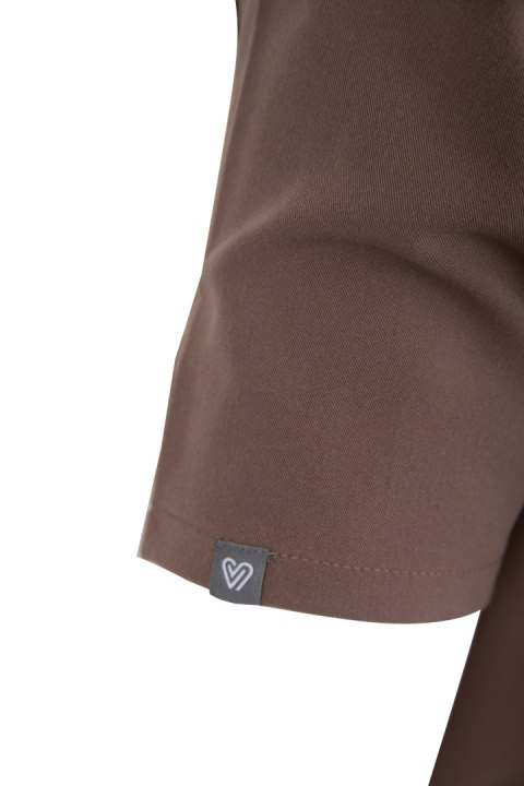 MYNTS V-Neck Pocket Genius - Scrub Top Women WMT001 Sahara Mokka
