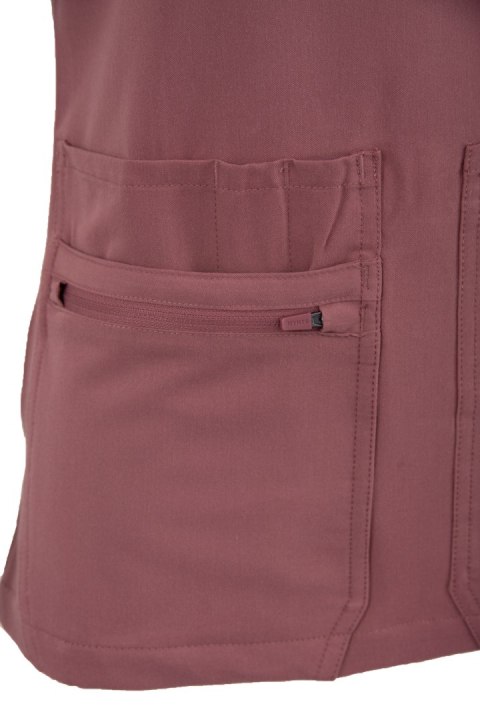 MYNTS V-Neck Pocket Genius - Scrub Top Women WMT001 Terra Rose