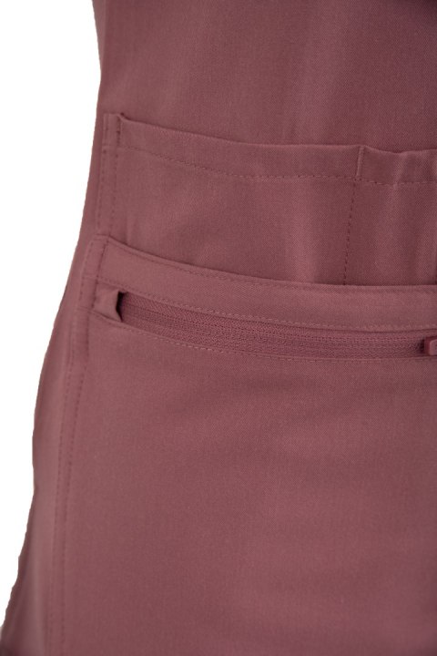MYNTS V-Neck Pocket Genius - Scrub Top Women WMT001 Terra Rose
