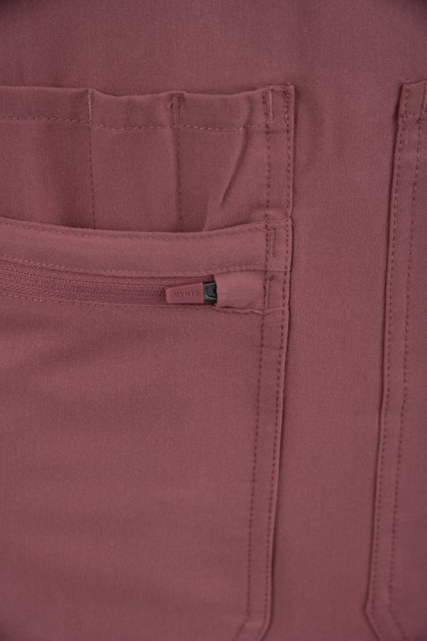 MYNTS V-Neck Pocket Genius - Scrub Top Women WMT001 Terra Rose