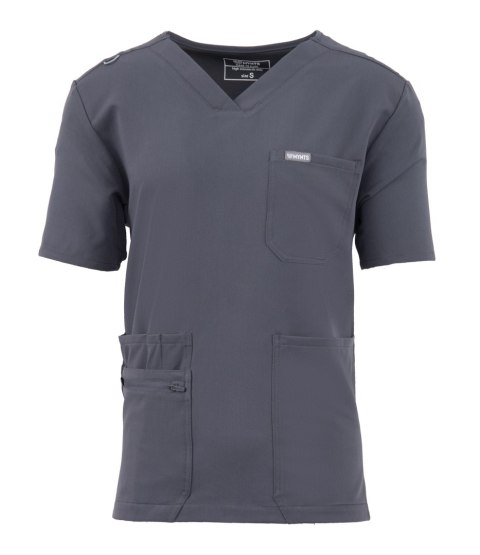 MYNTS V-Neck Pocket Genius - ScrubTop Men MMT003 MoonStone Grey