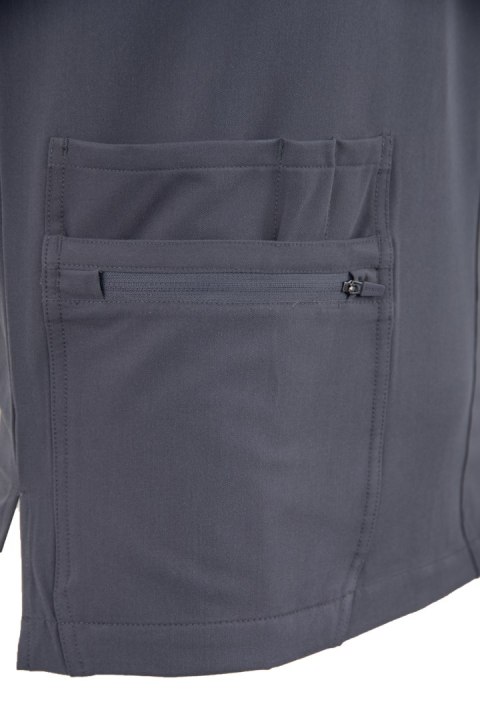 MYNTS V-Neck Pocket Genius - ScrubTop Men MMT003 MoonStone Grey