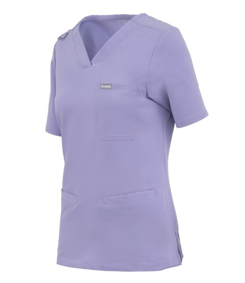 MYNTS V-Neck Two Pockets - Scrub Top Women WMT002 Lavender