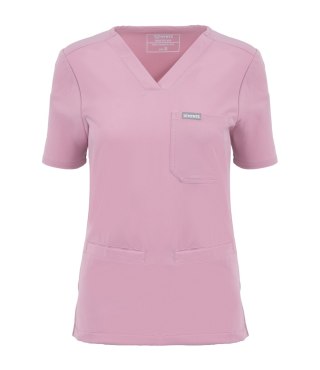 MYNTS V-Neck Two Pockets - Scrub Top Women WMT002 Rose Water