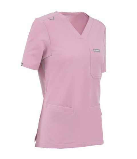 MYNTS V-Neck Two Pockets - Scrub Top Women WMT002 Rose Water