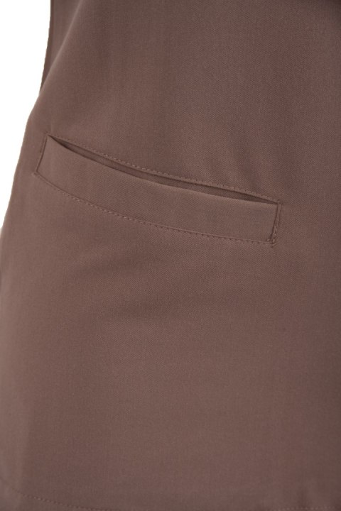 MYNTS V-Neck Two Pockets - Scrub Top Women WMT002 Sahara Mokka